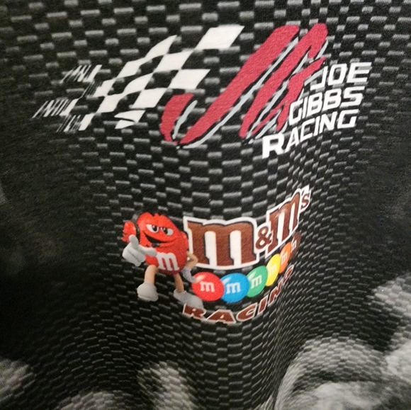 Joe Gibbs Racing Men's Size XL Kyle Busch M&M All Over Print T-shirt - Picture 5 of 12